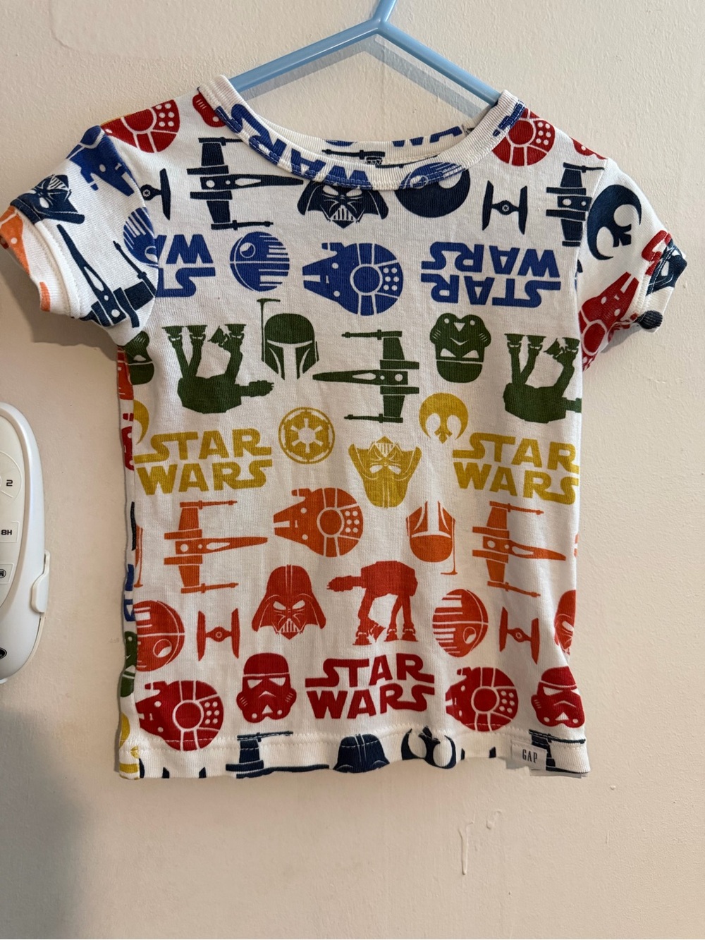Gap Star Wars 18-24M Toddler T-Shirt Organic Cotton Crew Neck Short Sleeve Logo